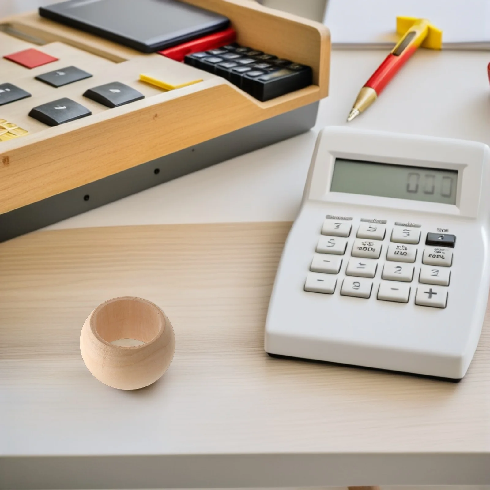 

12Pcs Wood Napkin Rings Set Elegant Dining Table Decorations for Family Gatherings Christmas Wedding Farmhouse Rustic Ocean