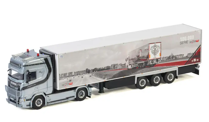 

Alloy Model Gift WSI 1:50 Scale Sca-nia S CS20H 4X2 Refrigerated,Cold Chain Container Delivery Truck Diecast Toy Model 01-3475