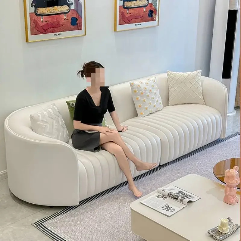 طبق الاصل أريكة مقاومة للماء غرفة المعيشة Loveseat الشمال الفاخرة صالة أريكة صالون تصميم شقة حديثة موبليس الأثاث العصري