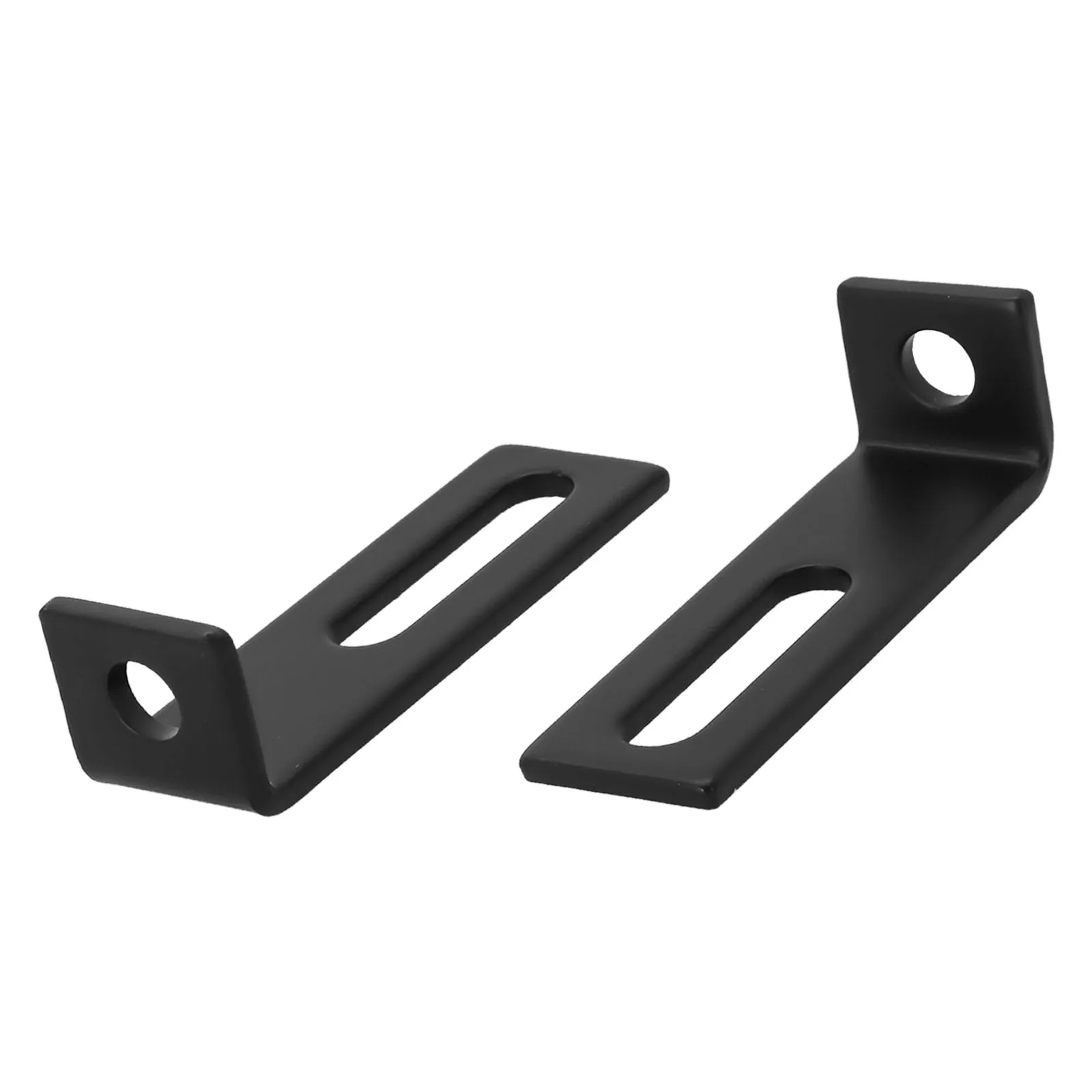Pair of Motorcycle Fog Light Mount Brackets with Slide Adjustment for Easy Installation on Motorcycles and Off Road Vehicles