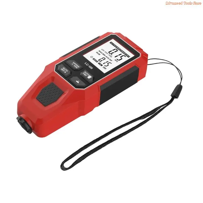 Real Time Display Car Coating Thickness Instrument with LCD Screen for Instantly Readings and User Friendly W91B