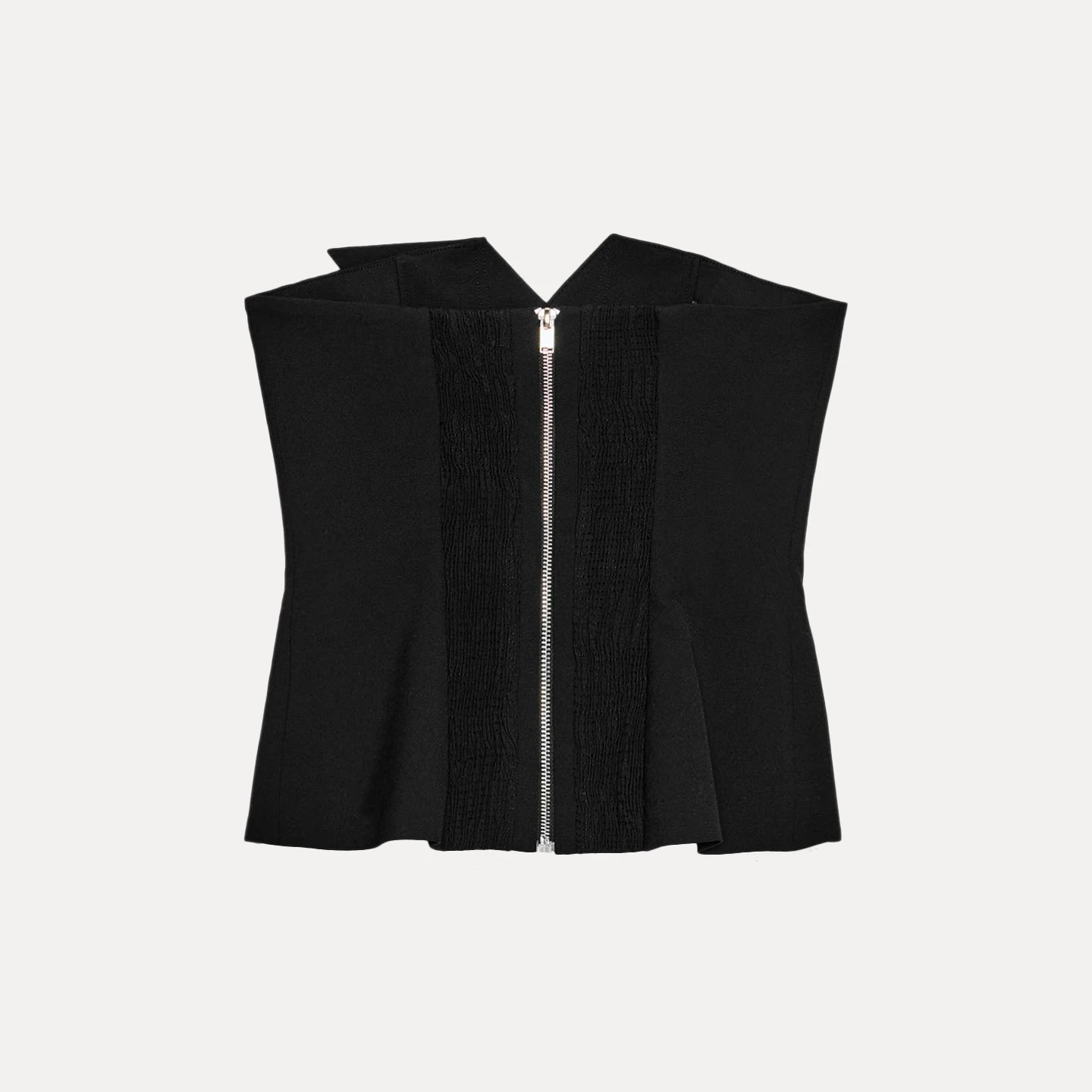 Z Women's Faion Personali Sweet Strapl Top Sli Versatile ort Length  Color Commute Sle Zipper Design