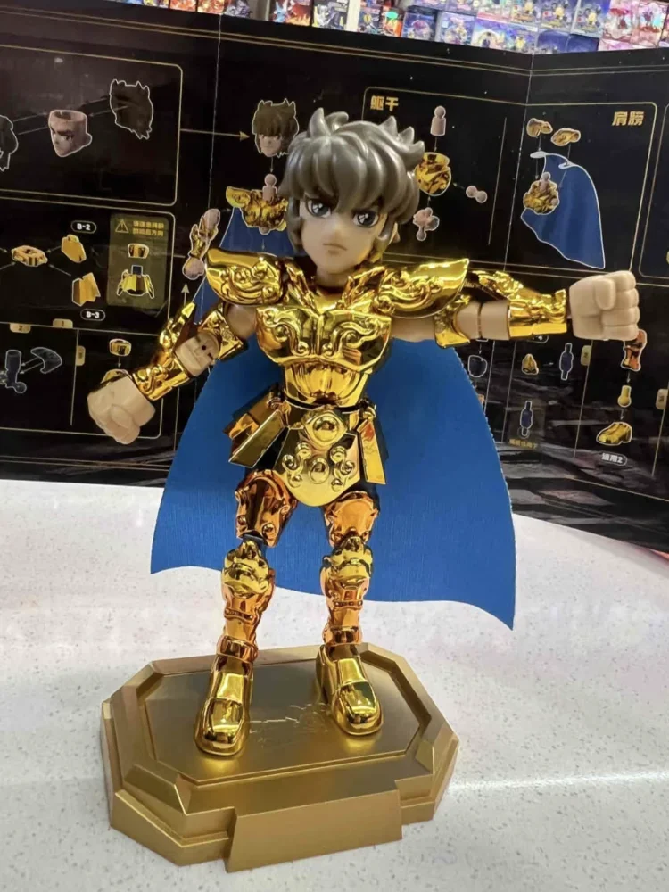 W magazynie KAYOU Saint Seiya pudełko z niespodzianką Aiolos Athena Aldebaran Mu Aiolia zmontowane ruchome zabawki modele złoty święty