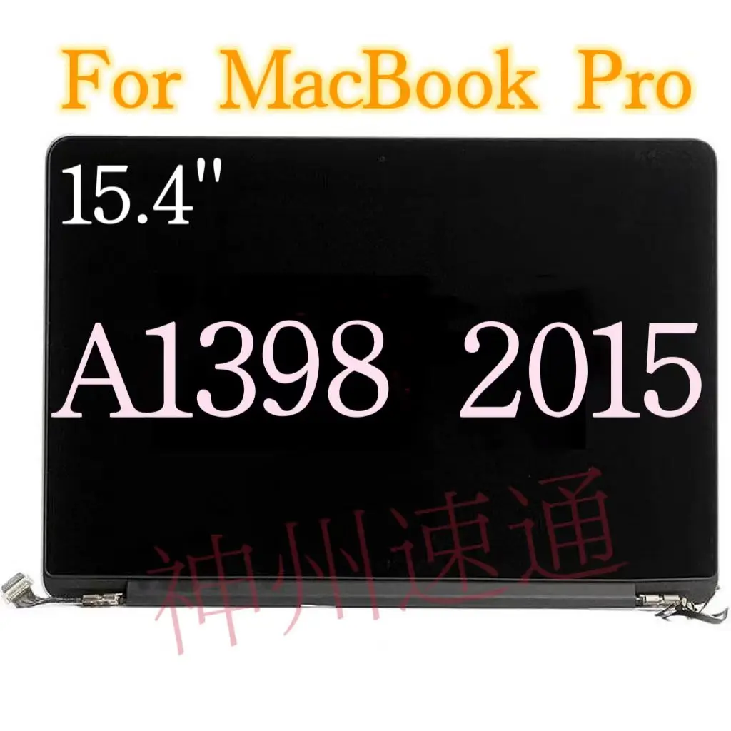 Laptop LCD Screen Display For 15.4 Inch MacBook Pro A1398 2013- 2015 Screen Full Display Assembly Replacement Parts