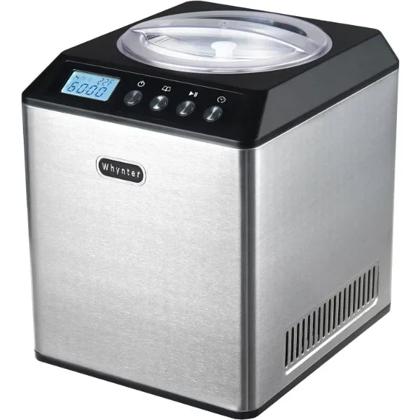 

Whynter ICM-201SB Upright Automatic Ice Cream Maker with Built-in Compressor, no pre-freezing, LCD Digital Display