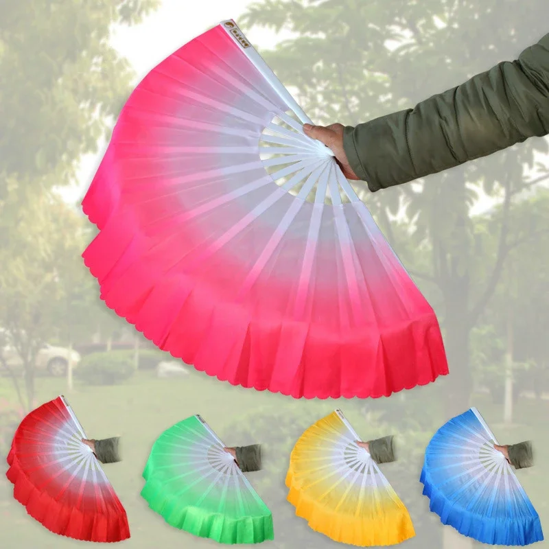 

30pcs/lot Fashion Gradient Color Chinese Silk Dance Fan KungFu FAN Belly Dancing Fans for Wedding Party Gift Favor