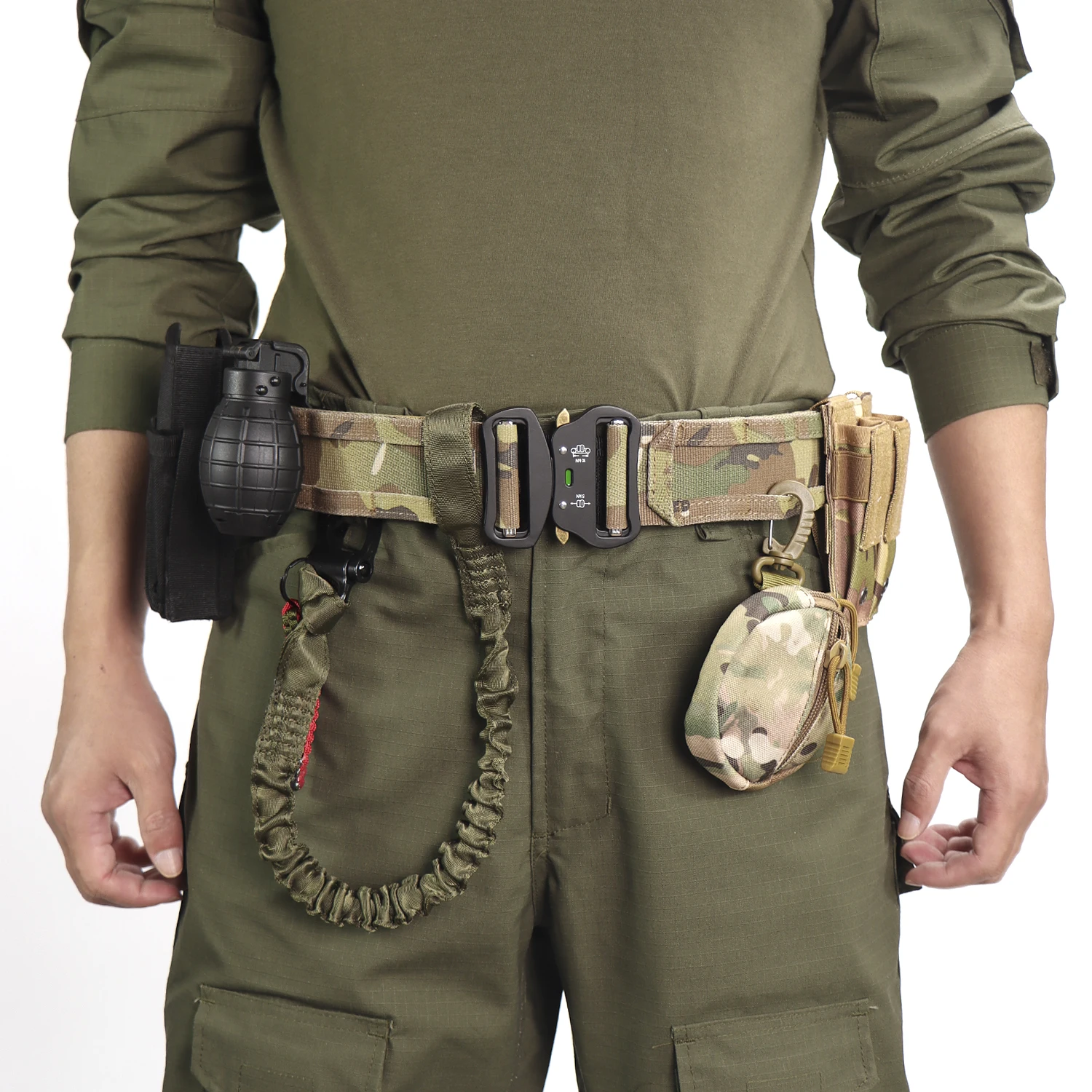 2-inch tactical belt mole battle belt double-layer metal buckle fighter belt battle belt fast mole battle belt