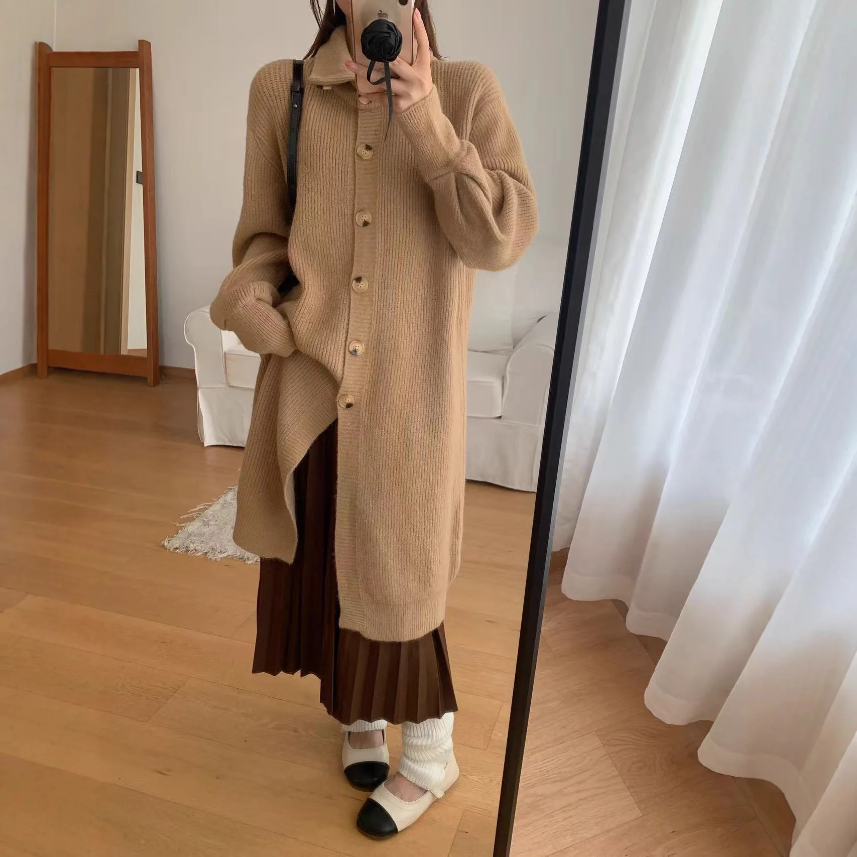 

Женские удлиненные кардиганы розового цвета, весенние, с круглым вырезом, имитация двухслойности, слегка приталенные, вязаные, с цветочным узором, повседневные, с декоративными вставками, в стиле OL