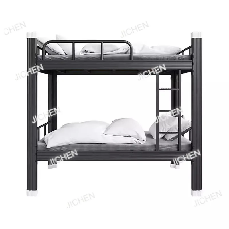 

Thickened upper and lower bunk iron frame Student dormitory Bunk bed Staff wrought iron bed Apartment High and low bed Dormi