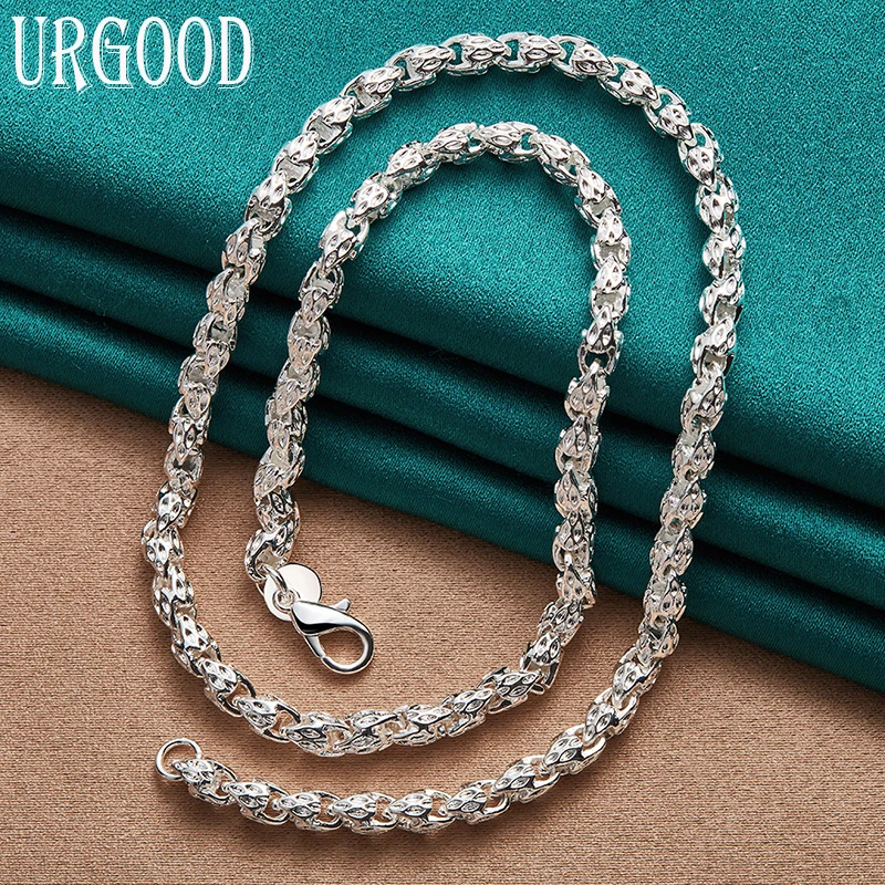 

925 Sterling Silver 20/24 Inches Charm Necklace For Women Men Party Engagement Wedding Fashion Jewelry