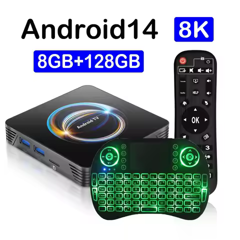 2025 New TV Box X66 Android 14 Bluetooth 5.4 RK3528 Dual Wifi 5G AV1 8K Ram 4GB 8GB Rom 64GB 128GB Smart Streaming Media Player