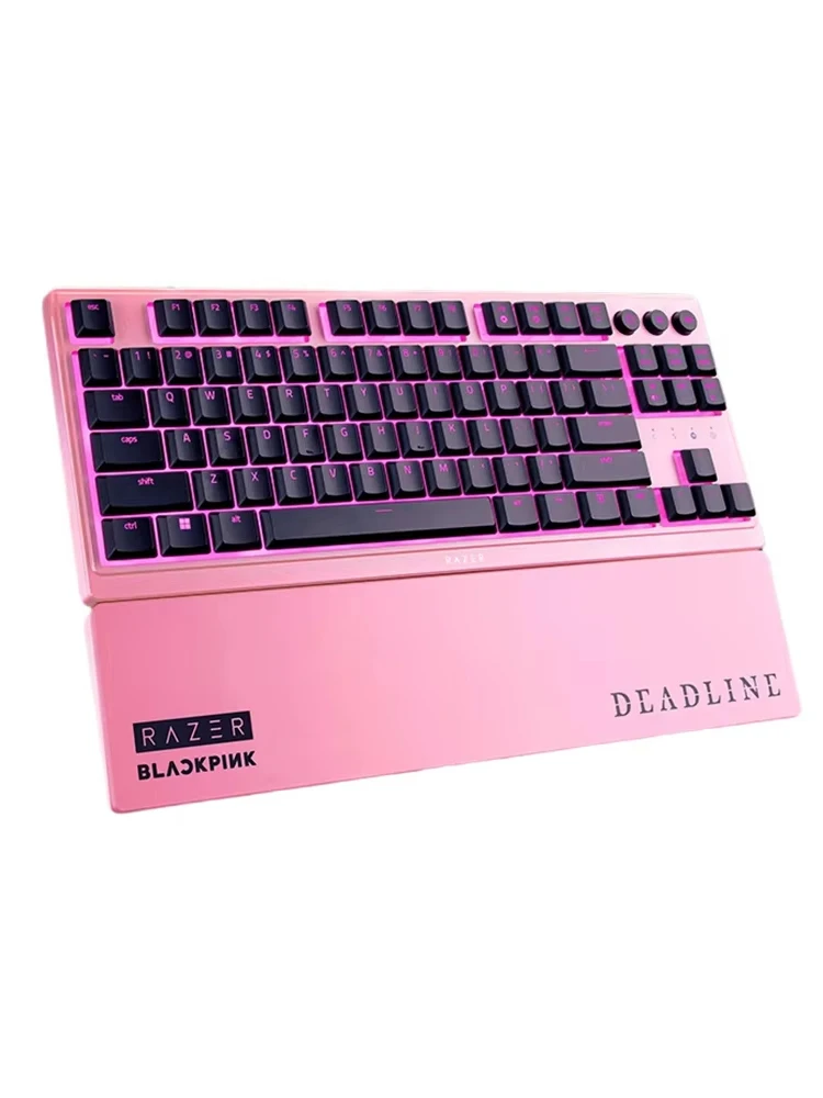 Razer BLACKPINK Ornata V3 Tenkeyless Wired Gaming Keyboard -Low