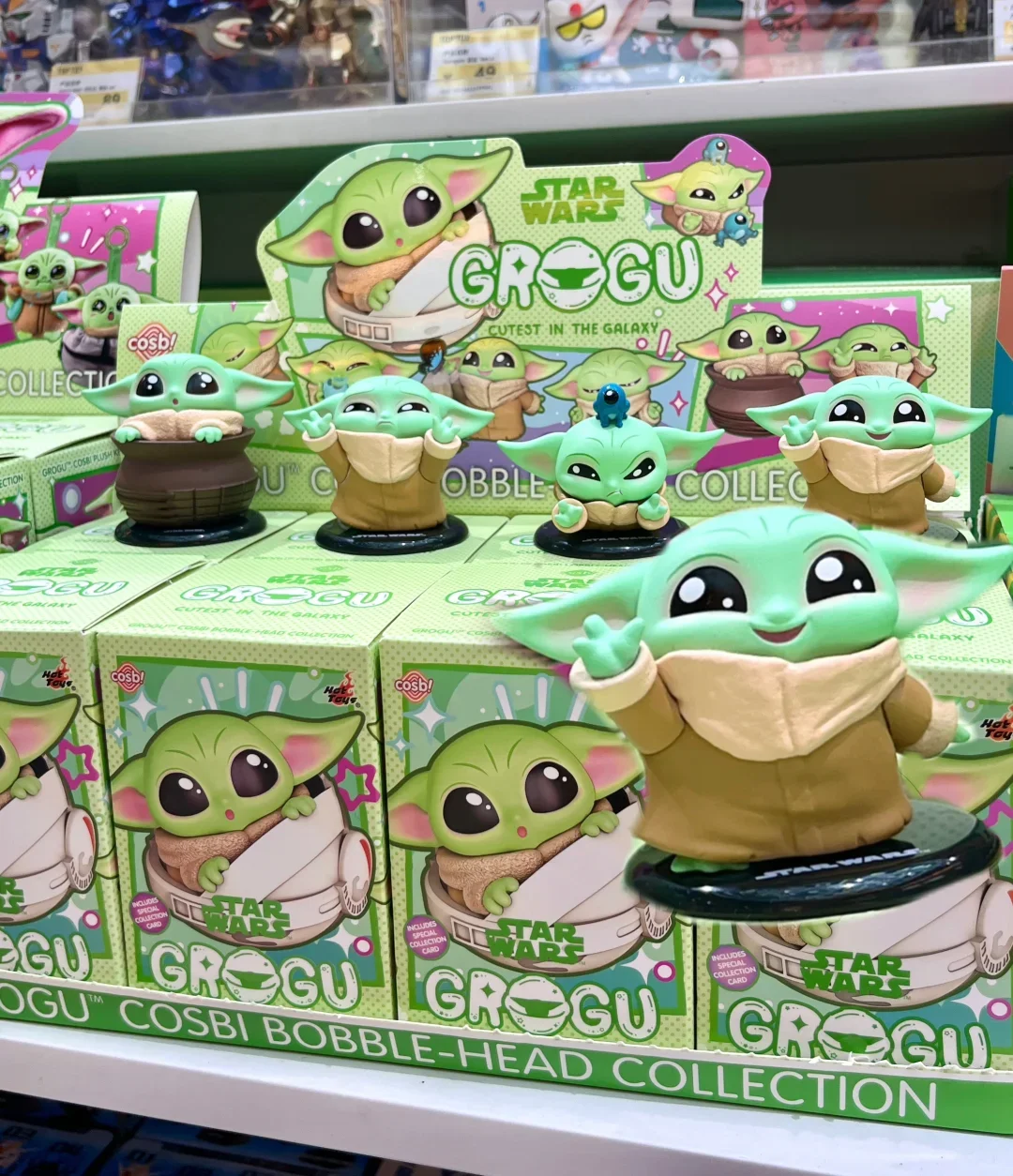 

In Stock Original Hot Toys Cosbi Wars The Mandalorian Action Figure Mini Collection Doll Ornament Surprise Surprise gift souveni