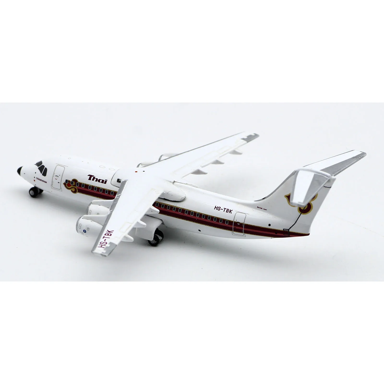 LH4241 Alloy Collectible Plane Gift JC Wings 1:400 THAI AIRWAYS British Aerospace BAE 146-300 Diecast Aircraft Model HS-TBK