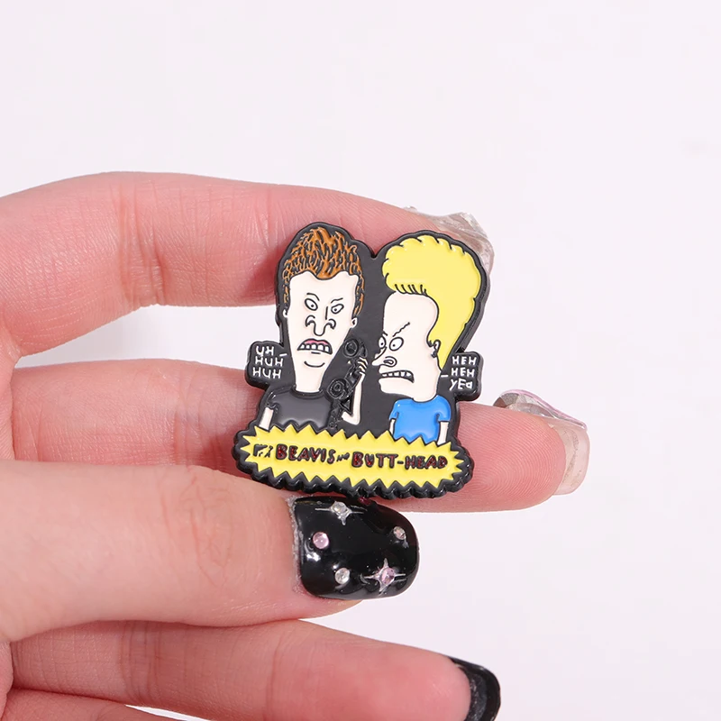 Cartoon Cartoon Characters Enamel Pins Cute Creative Metal Decorative Brooches Backpack Lapel Badge Jewelry for Friends Gift