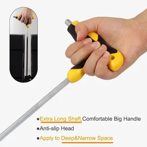 Extra long hexagonal stanley-chave, allen key, t-handle, hexagonal key, t-bar, long key, 2mm, 2.5mm, 3mm, 4mm, 5mm, 6mm, 7mm, 8mm, 1 pc 8 Main Sales Stanley Tools - №4