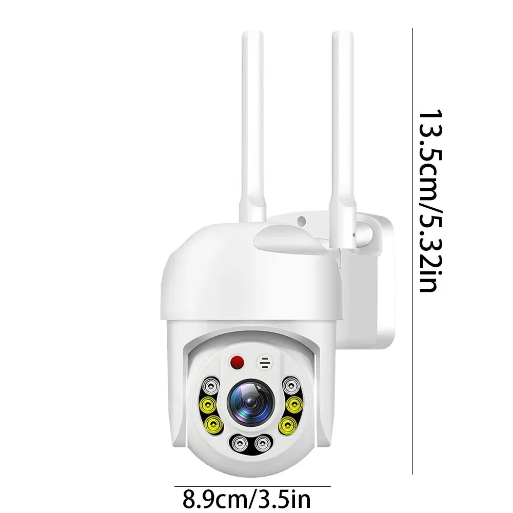4MP MicroSD HD IP Outdoor Surveillance Camera, Wireless Security Device, with Night Vision & Auto Tracking