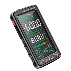 Smart Multimeter 6000 Counts Multimeter Test Rechargeable Multitester AC/DC Voltage Tester Current Tool with Touch Screen