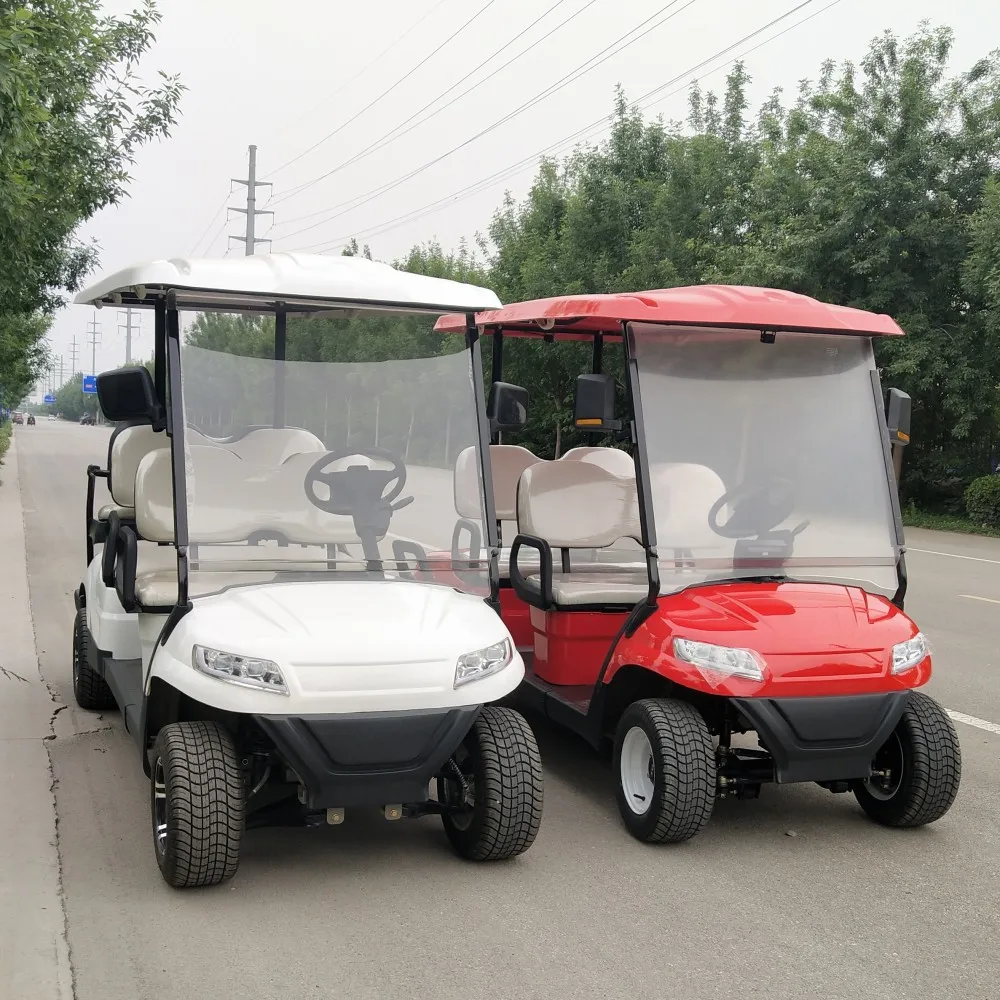 New Energy 60V/72V Lead-acid  Battery 4 Passengers Cargo Golf Cart Mini Sports Electric Golf Carts