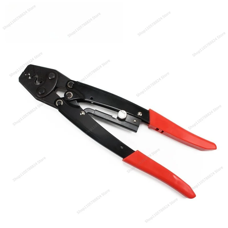 For Tool HS-16 OT UT Bare-terminal Ratchet Crimping Pliers, Labor-saving Manual Point-pressing Crimping Pliers