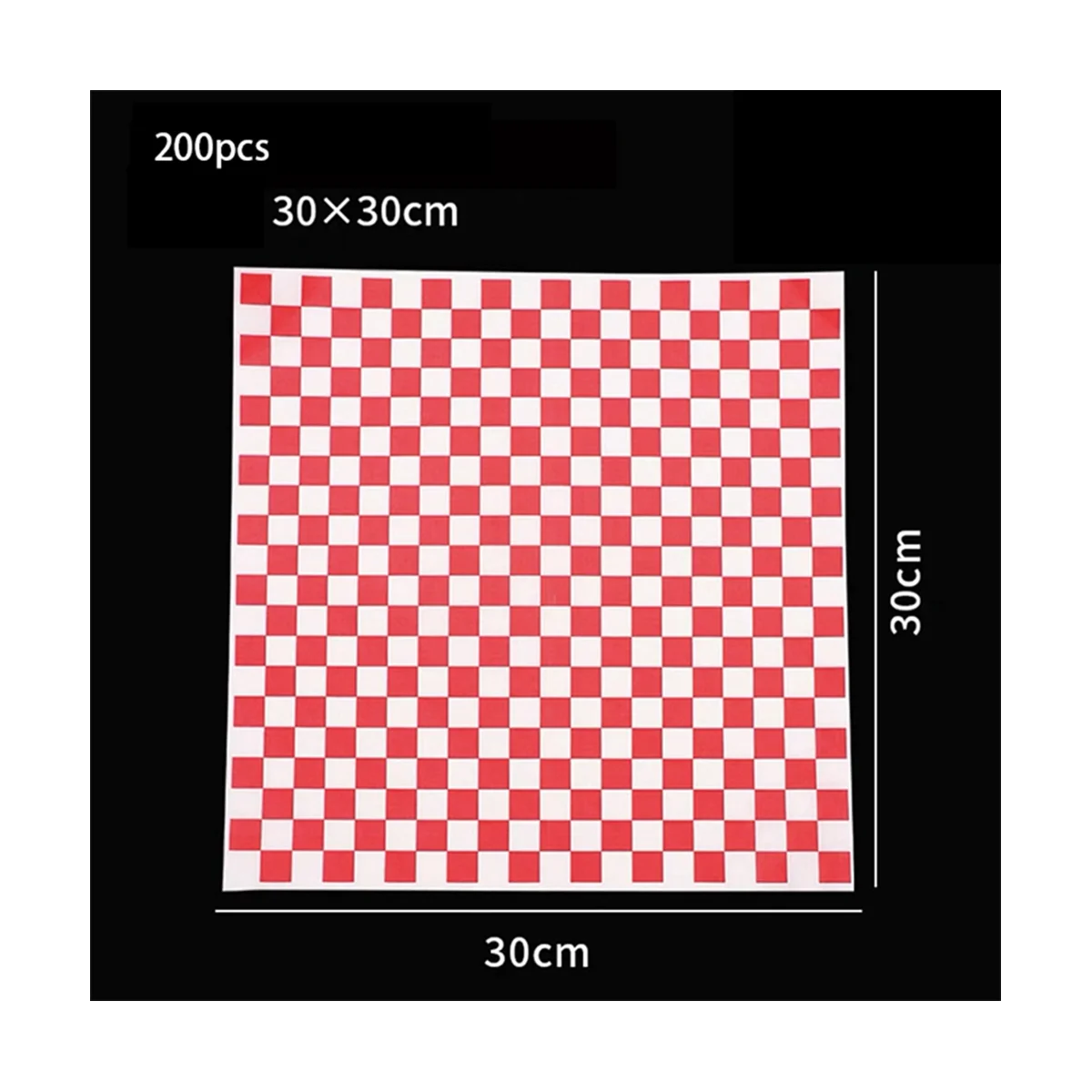 200 листов маслопоглощающей бумаги, пищевой вкладыш, маслостойкая бумага, бумажный блокнот для сэндвичей, бумажная оберточная бумага для гамбургеров