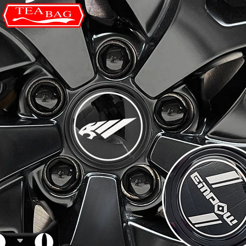 

For Trumpchi GAC Empow R 2022-2024 Car Styling Wheel Hub Cover Patch Center Cover Label Wheel Hub Modification Auto Accessiories