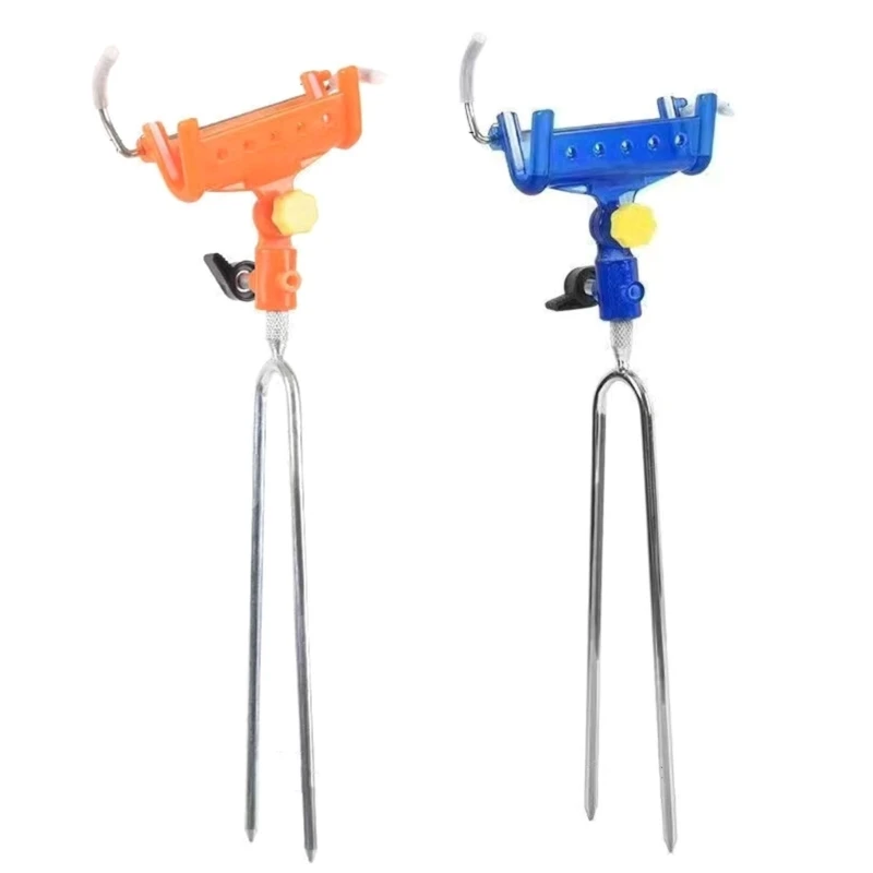 

Ground Fishings Poles Holder Self Lock Fishings Rod Stand 360Degree Adjustable Fishings Rod Holder for Beach