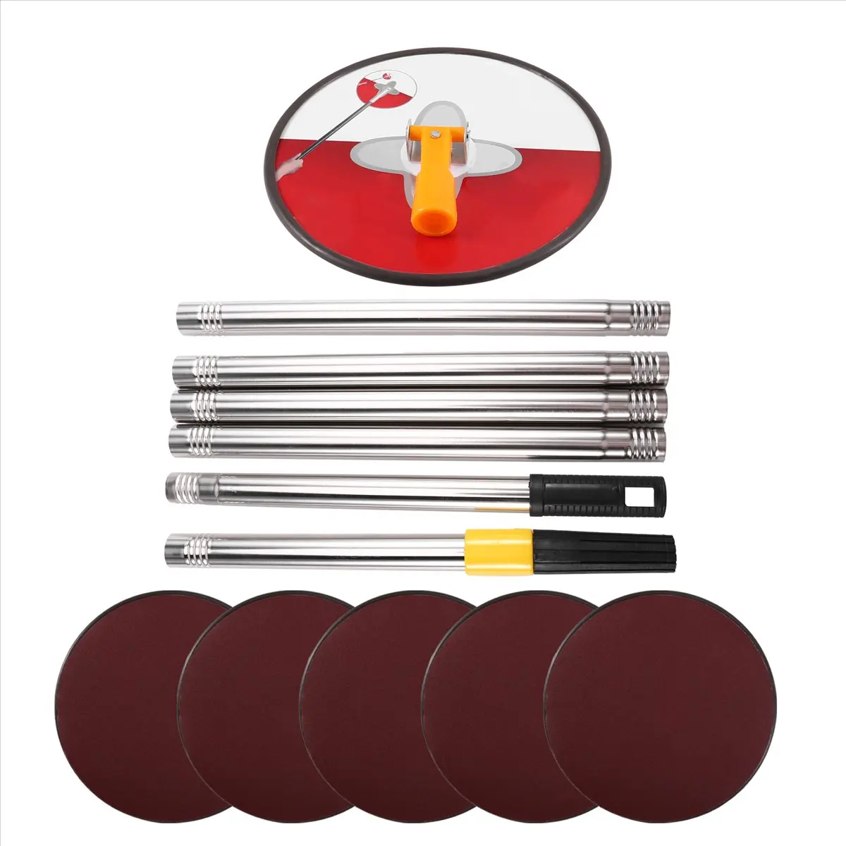 ماكينة صنفرة القطب للجدران الجافة، ماكينة صنفرة الحوائط الجافة اليدوية مع عمود تمديد. مثالية للرسم