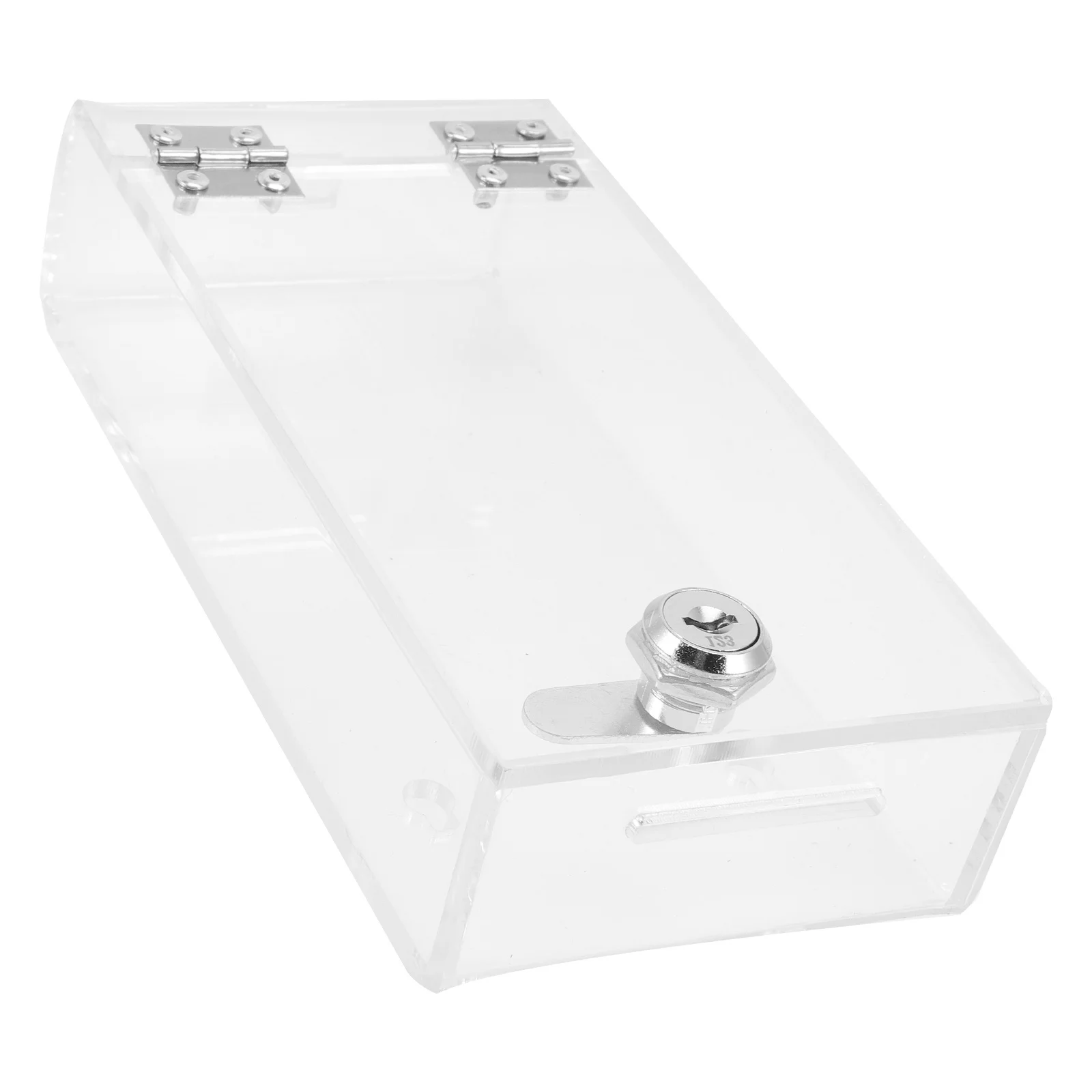 Secure Transparent Phone Lock Box with Emergency Holes for Important Calls Lightweight Mobile Storage Case 120x80mm