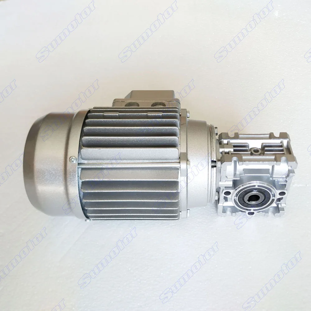 0.09kW 1/8HP AC 220V 380V 3-phases worm gear motor low speed large torque for Industrial Stir Mixing Lifting and Honey extractor