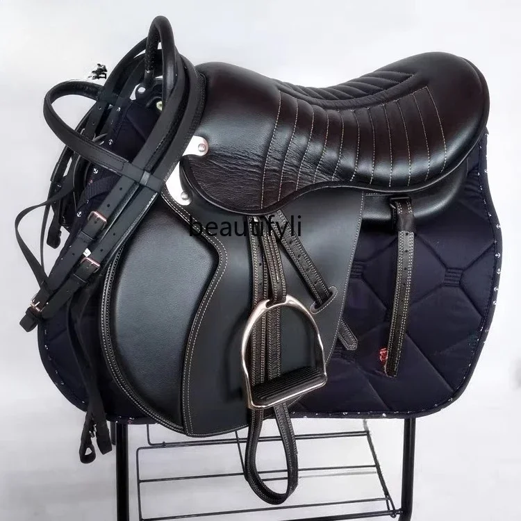 

ss1001 Седло для выносливости с двойным животом, полный комплект, седло для выносливости на большие расстояния, принадлежности для конного спорта