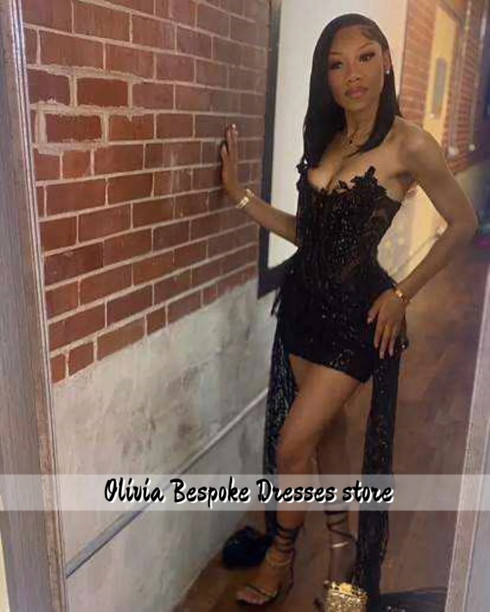 Fancy Black Tassels Luxury Prom Dresses African Beaded Rhinestones Mermaid Homecoming Dress Black Girls Celebration Customized