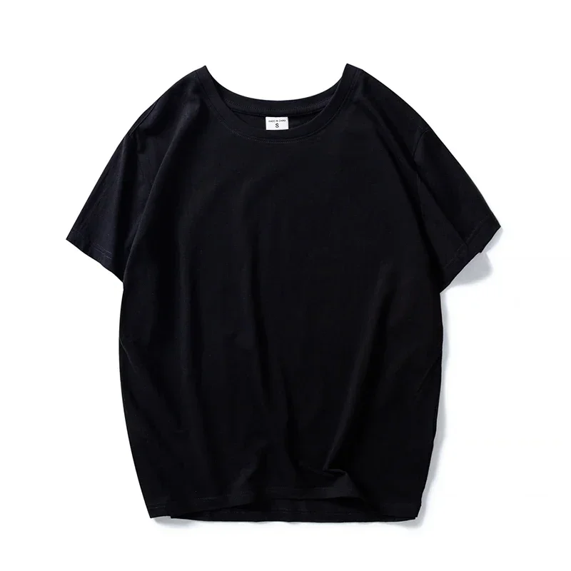 Women Oversized T-shirt Kawaii Goth Harajuku Music Girl Print Black Crop Short Sleeve Top Female T-shirts Y2k Mujer Grunge Kpop