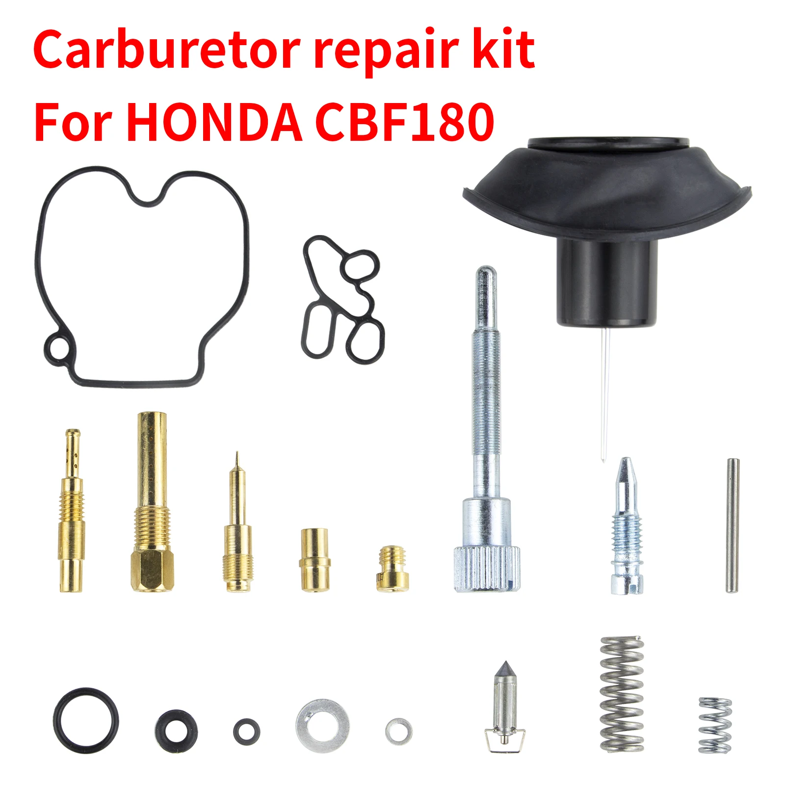 Carburetor Repair Kit Plunger Diaphragm Parts For Honda Carburador Titan150 125 180 Sport Cbf150 Cb150 Gl150 Cb160F Sdh150-B