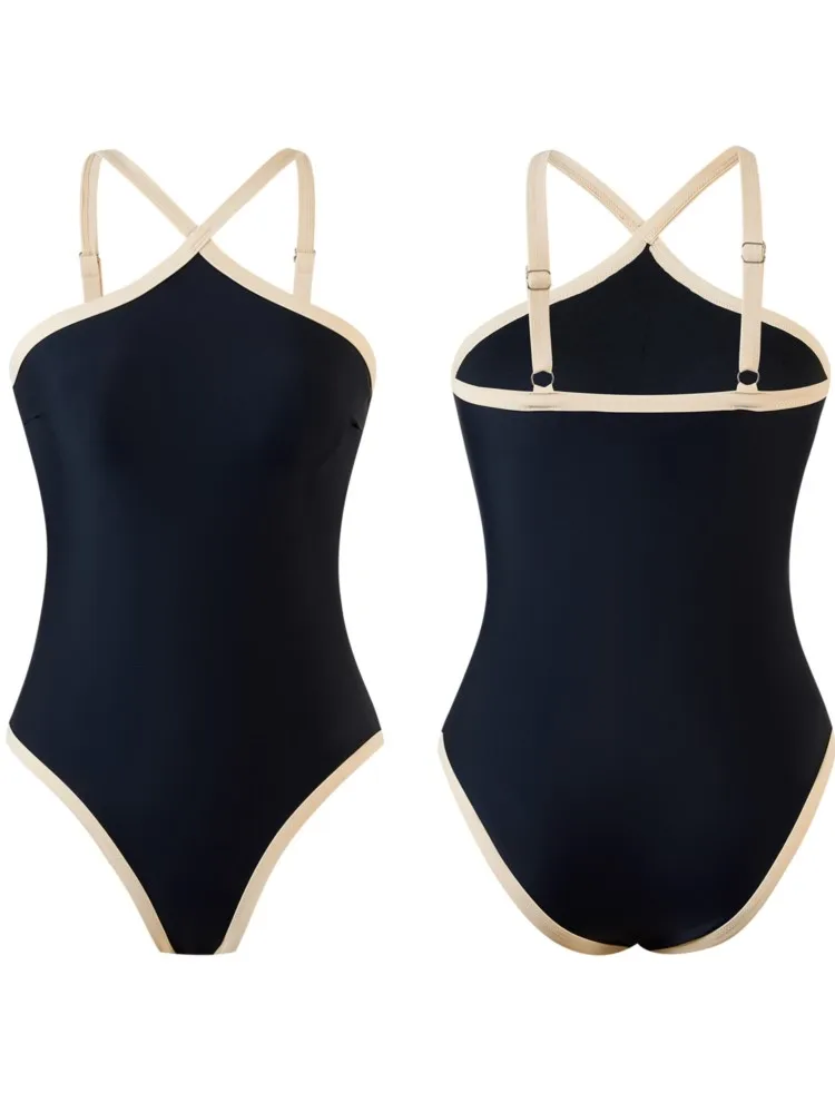 2025 Plain Ruched Swimsuit Women One Piece Solid Swimwear Female Beachwear Bathers Bathing Swimming Swim Bodysuit Summer