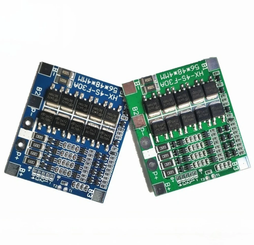 

2pcs 4S 148V 168V Lithium Battery Protection Board 30A Discharge with Balance for 18650 Li ion BMS