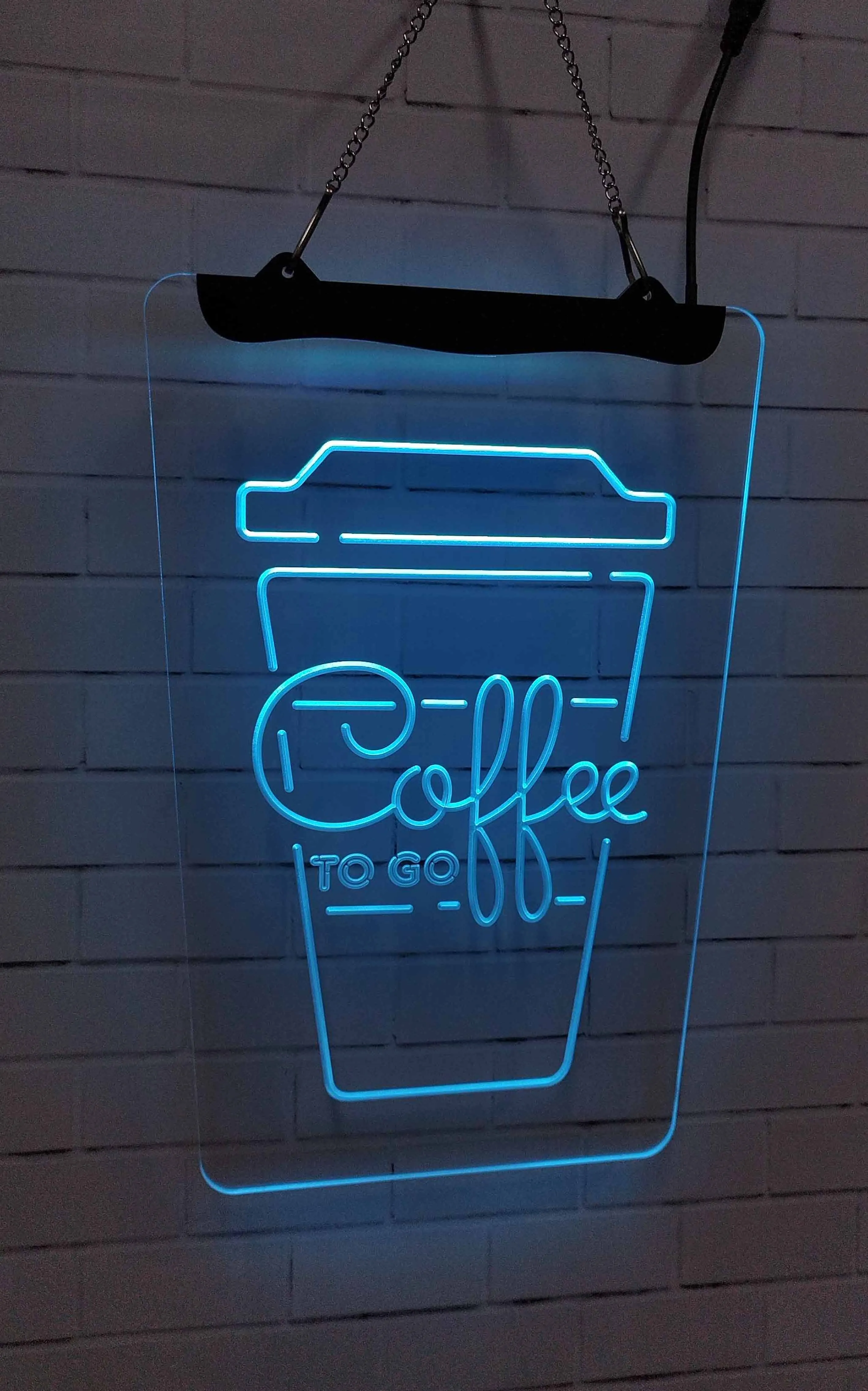

Coffee cup shop, cappuccino cafe, neon sign, acrylic board home decoration, interior wall art, red 30*40, for room, store, part