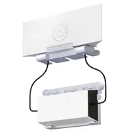 Soporte de pared 2 en 1 para enrutador Starlink Gen 3, Kit de soporte de montaje para ahorro de espacio, soporte para enrutador y fuente de alimentación