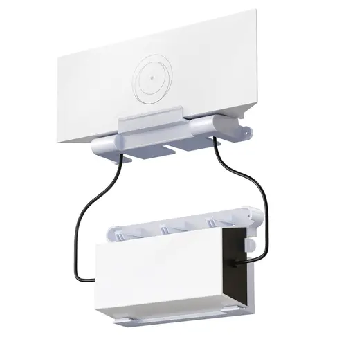 Imagen 1 del producto Soporte de pared 2 en 1 para enrutador Starlink Gen 3, Kit de soporte de montaje para ahorro de espacio, soporte para enrutador y fuente de alimentación