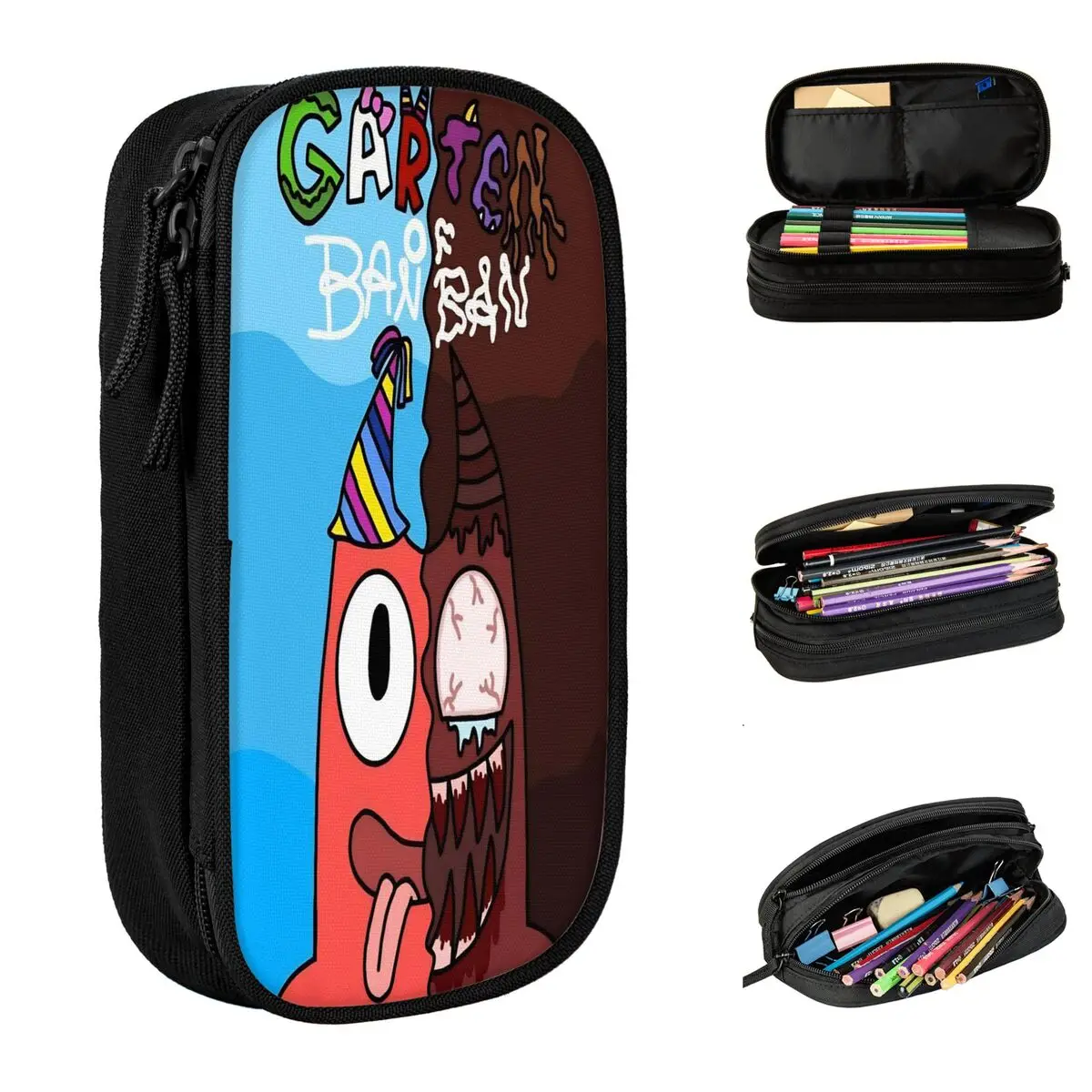 

Garten Of Banban забавные игры коробка для ручек двойной слой большой емкости для школьного пенала канцелярские принадлежности подарок