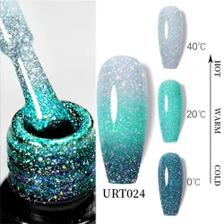 UR SUGAR Reflective Thermal Gel Nail Polish 7.5ml Semi Permanent Soak Off UV LED Gel Polish Nail Art Varnish For Manicure New