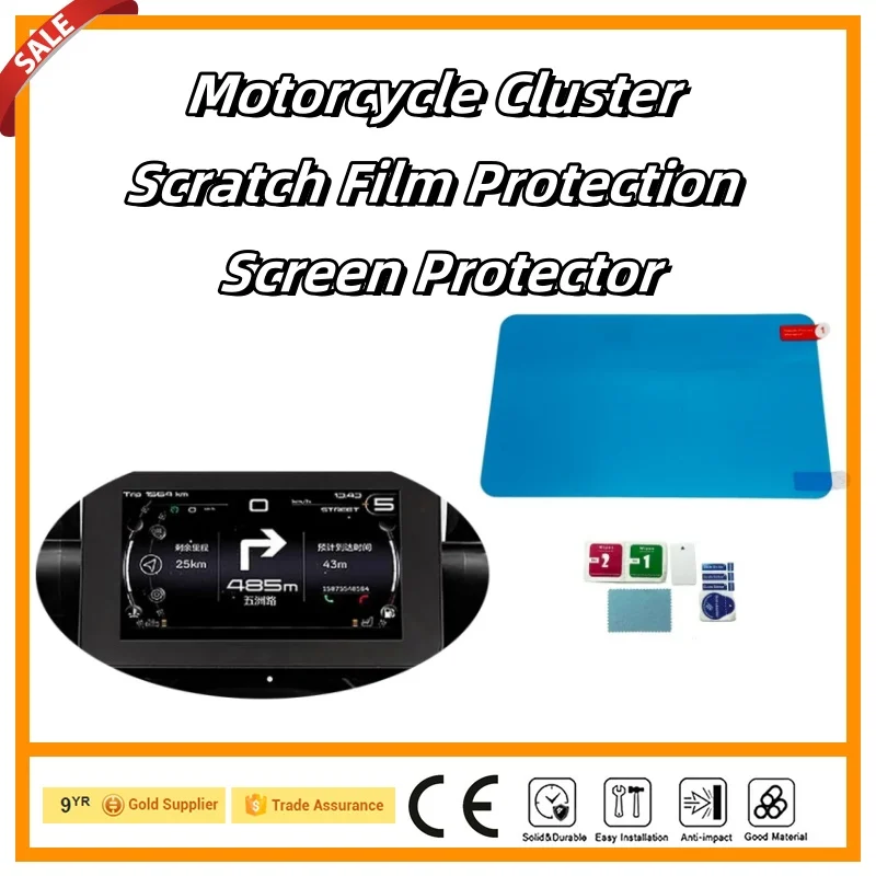 For CFMOTO CF 800MT 2021 2022 Motorcycle Accessories Cluster Scratch Protection Film Instrument Dashboard Screen Protector