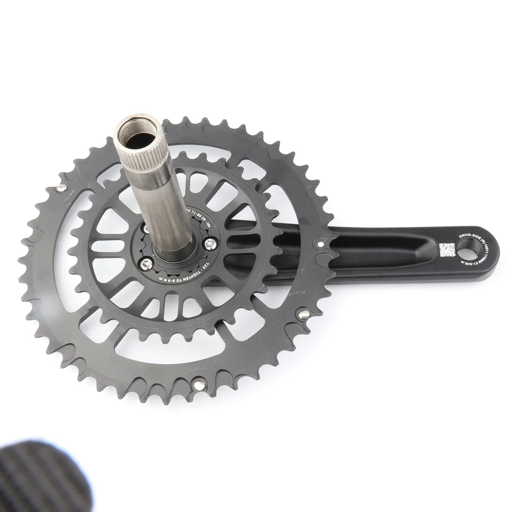 SENICX แผนที่จักรยานจักรยาน Crankset FC-PR3-A2 50/34T 52/36T 165/170/175 มม.เฟือง DIRECT MOUNT 11S/12S CNC พร้อมวงเล็บด้านล่าง