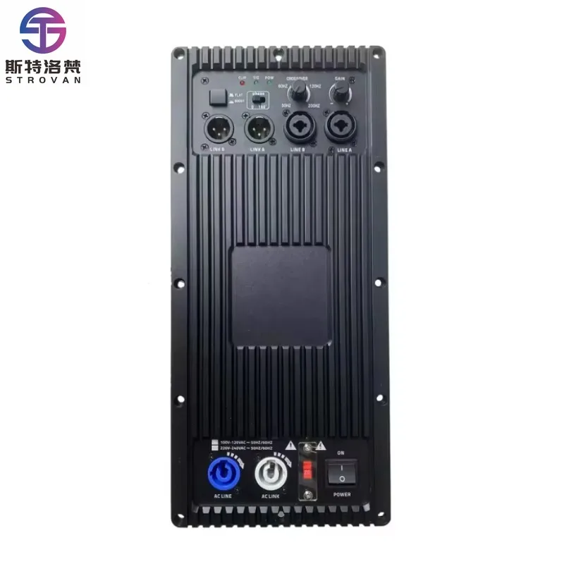 

Professional Active Speaker Amplifier Module 1500W Metal Shell 8 Ohm and 4 Ohm Impedance Audio Big Power Amplifier