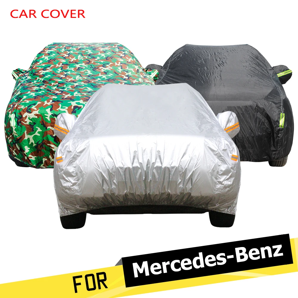 

Car Cover Auto Anti-UV Sun Shade Snow Rain Protector Cover For Mercedes Benz S250 S300 S320 S350 S400 S450 S500 S600