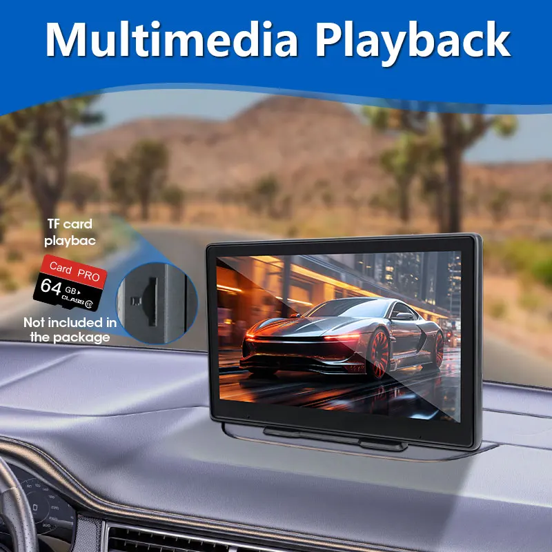 7 9 10 بوصة Carplay Car Smart Screen مشغل فيديو الوسائط المتعددة Carplay اللاسلكي Android Auto Car Radio for Android Apple Stereo