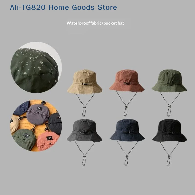 [TG820]Summer Sun Protection Waterproof Fisherman Hat Bucket Camping Hiking Mountaineering Cap Foldable Storage Bag