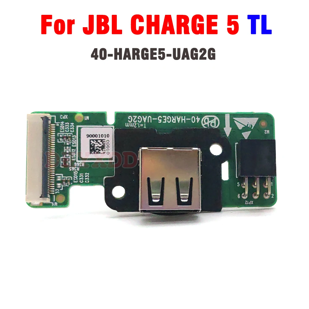 

Разъем для платы питания JBL CHARGE 5 TL USB 2,0, разъем 40-HARGE5-UAG2G, Bluetooth-динамик, порт зарядки Micro USB