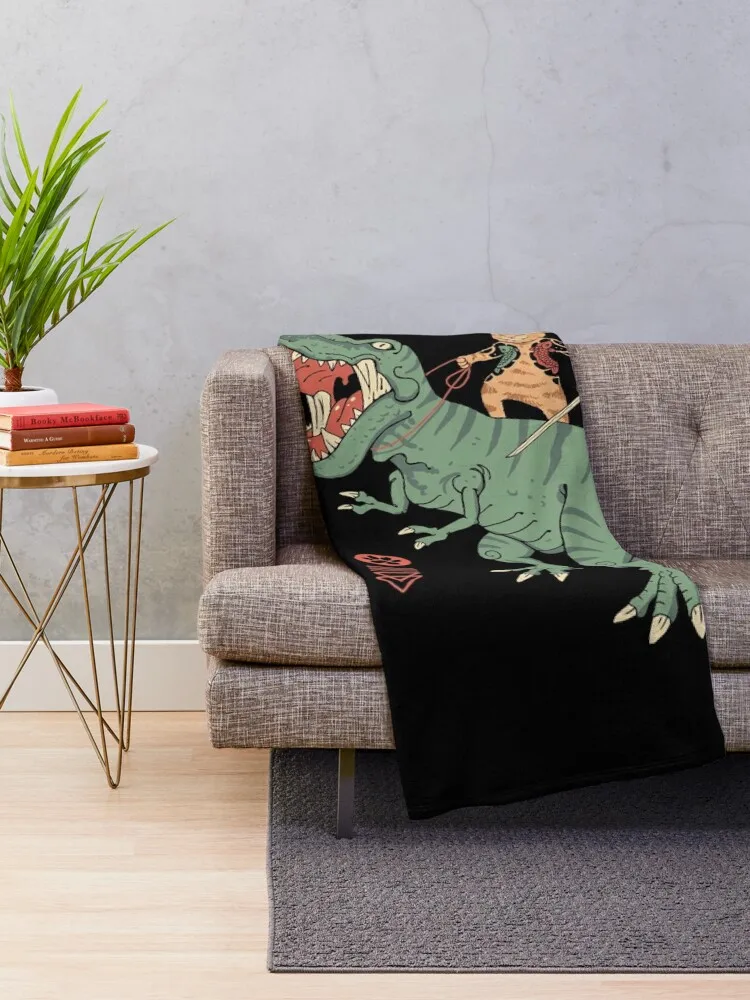 T-Rex Catana Throw Blanket Camping Nap Decorative Throw Beautifuls Blankets