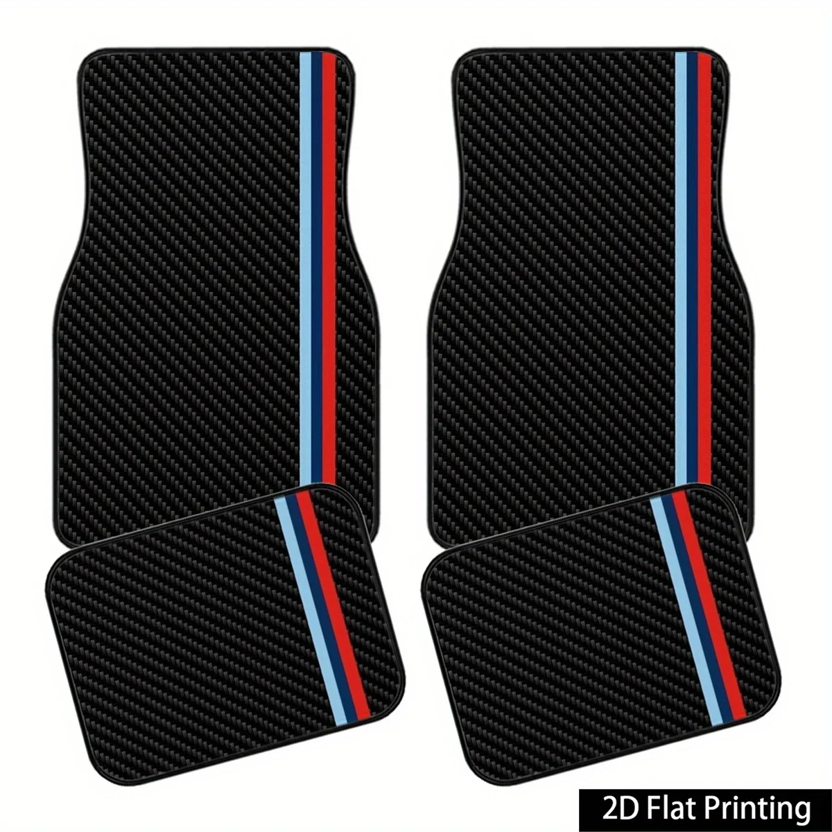 4pcs, Exquisite Design Car Mats With Iconic Theme, Perfect For Cars And SUVs, Durable & Easy To Clean, All-Season Use, Ideal Gif